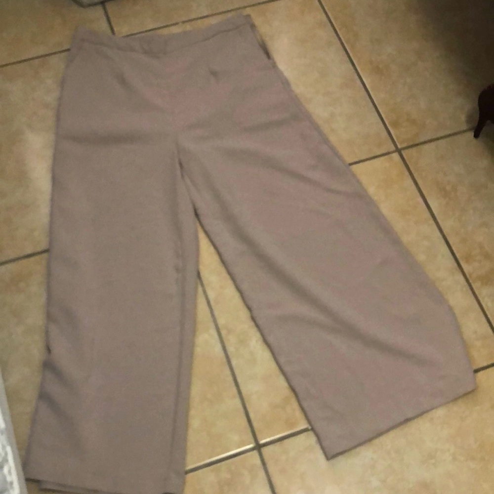 Cream Large Culottes